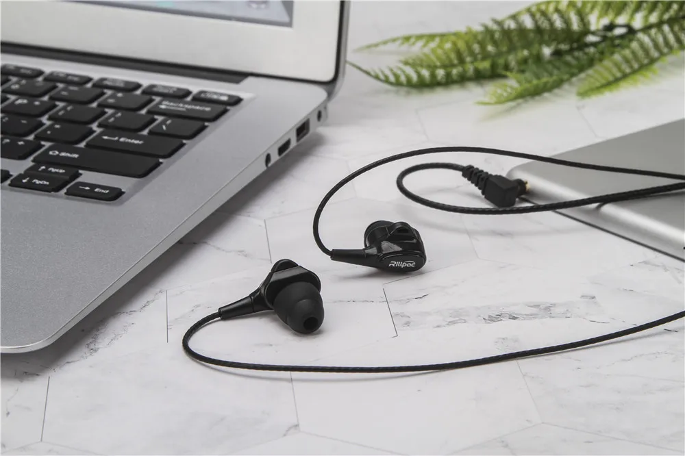 Rillpac R100 8 мм титановый Динамический драйвер шумоизоляция HiFi наушники-вкладыши справочные серии Наушники