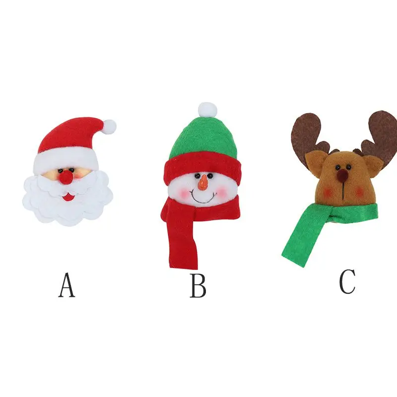 Рождественские магниты на холодильник милые наклейки Рождество домашняя кухня