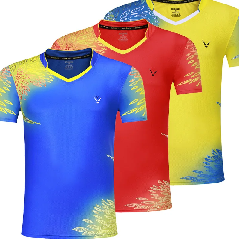 Men Women's T Shirt Tennis , Girl Boys T shirts Badminton , Child Jerseys Table Tennis Tee Shirt Sport Clothes, Kid PingPong Kit