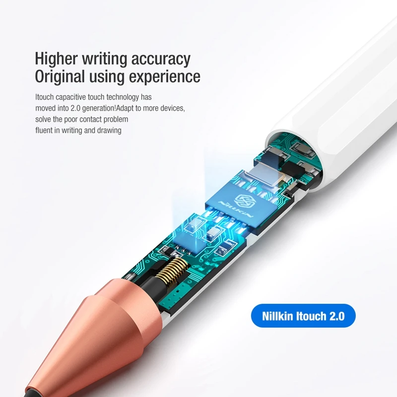 

NILLKIN Apple Pencil iPad Pencil Stylus Pen for iPad Active Stylus Press Pen for iPad Pro 11 12.9 2020 2018 iPad Accessories