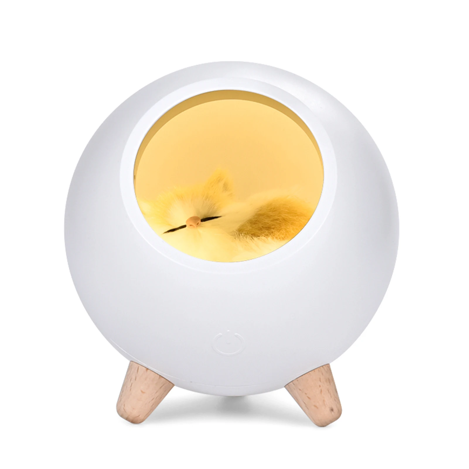 

Cat Pet House Ambience Lamp LED Night Light Cute Little Cat Pet House Night Light USB Charging Touch Stepless Dimming Light