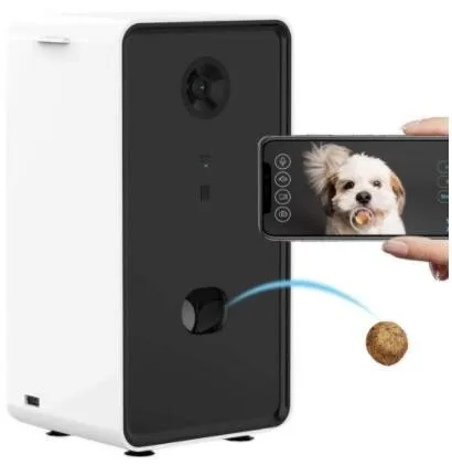 

Pet Feede Smart Pet Dog Camera Treat Dispenser Automatic r Pet Camera with Two-Way Audio and Night Camera Vision Compatible