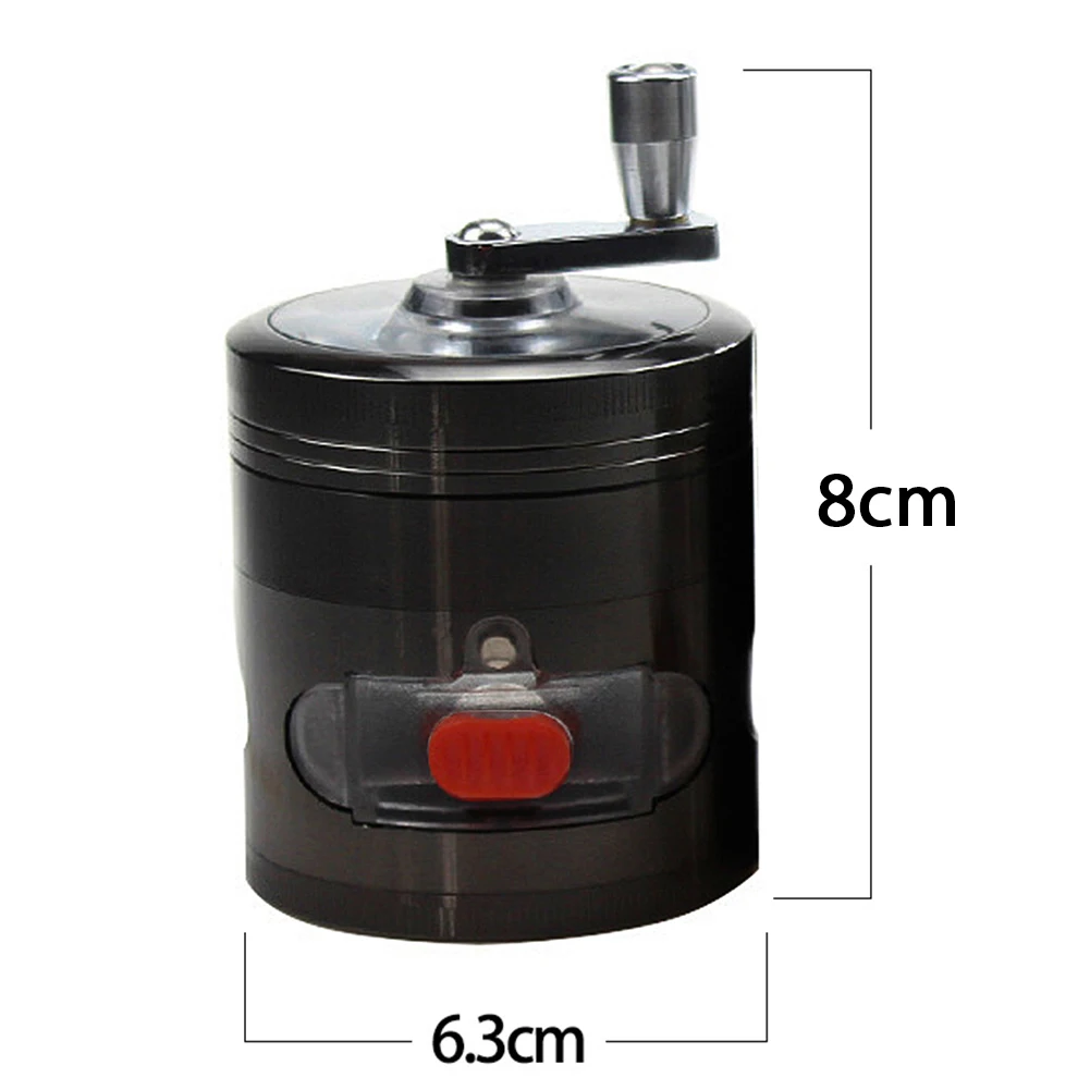 4 секционный измельчитель для специй из цинкового сплава цинковый сплав травяной