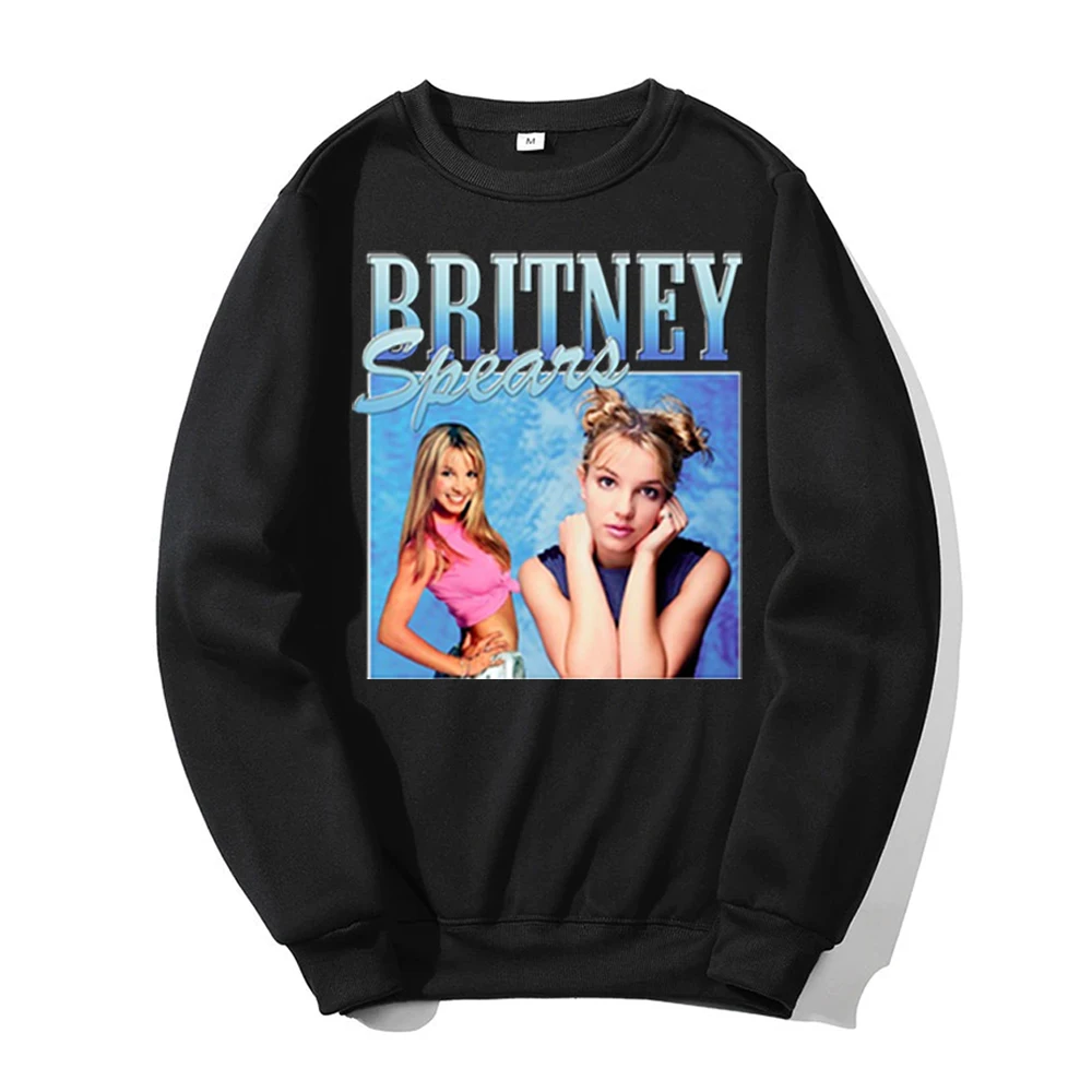 

Толстовка Britney Kawaii Girl, Весенняя Мужская толстовка в стиле Харадзюку, свитшоты оверсайз, одежда с круглым вырезом, Мужская Повседневная Толст...