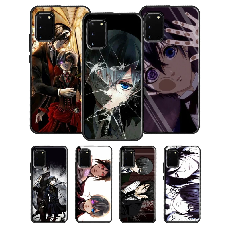 Аниме Черный дворецкий Ciel Phantomhive чехол для Samsung S10 Lite S8 S9 S20 Plus S10e Galaxy Note 20 Ultra 8 9 10