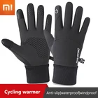 Перчатки Xiaomi, флисовые, с пальцами, для мужчин и женщин, для сенсорных экранов, зимние