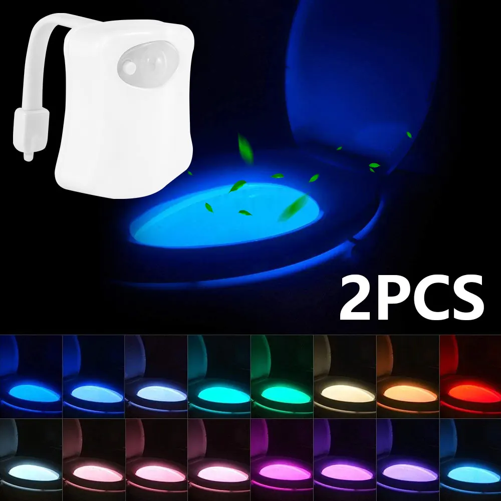 

Smart LED Motion Sensor Toilet Bowl Sound Night Lights RGB WC Toilet Light Waterproof Backlight for Kid Lamp