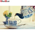 Алмазная картина 5d чай и время, украшение для дома, квадратная картина из страз, наборы для рукоделия, вышивка, WHH