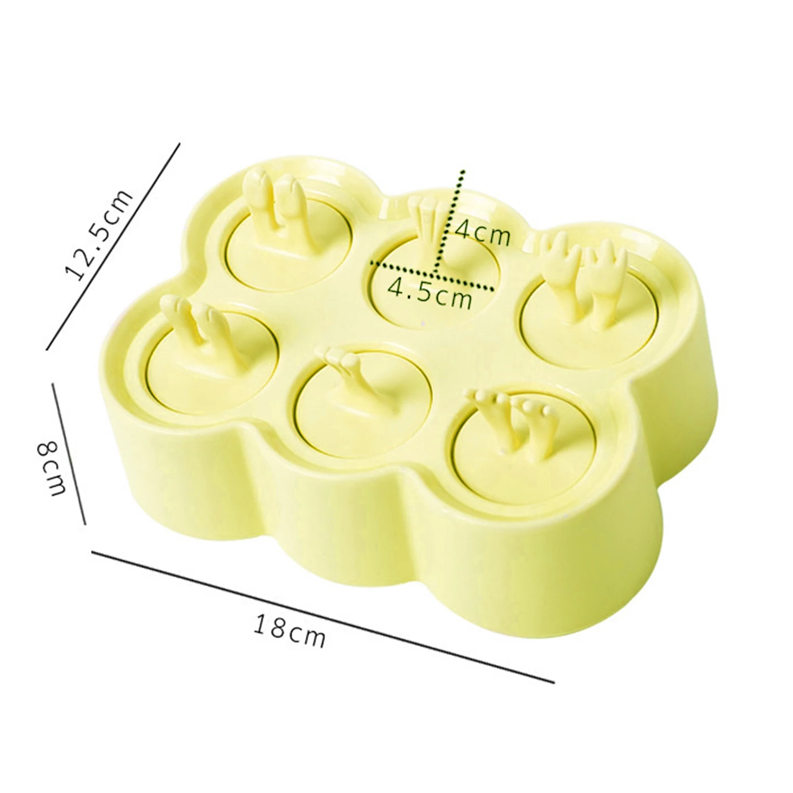 

Snow Cake Mold Home Homemade Silicone Popsicle Ice Cakes Ice Cream Mini Popsicle Abrasives Make Children's Ice Cream Supplies