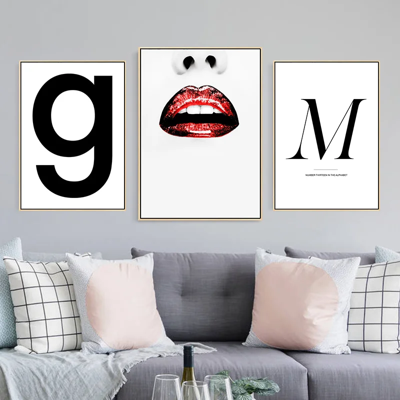 Минималистичные черно белые буквы цитаты Типографика плакаты принты