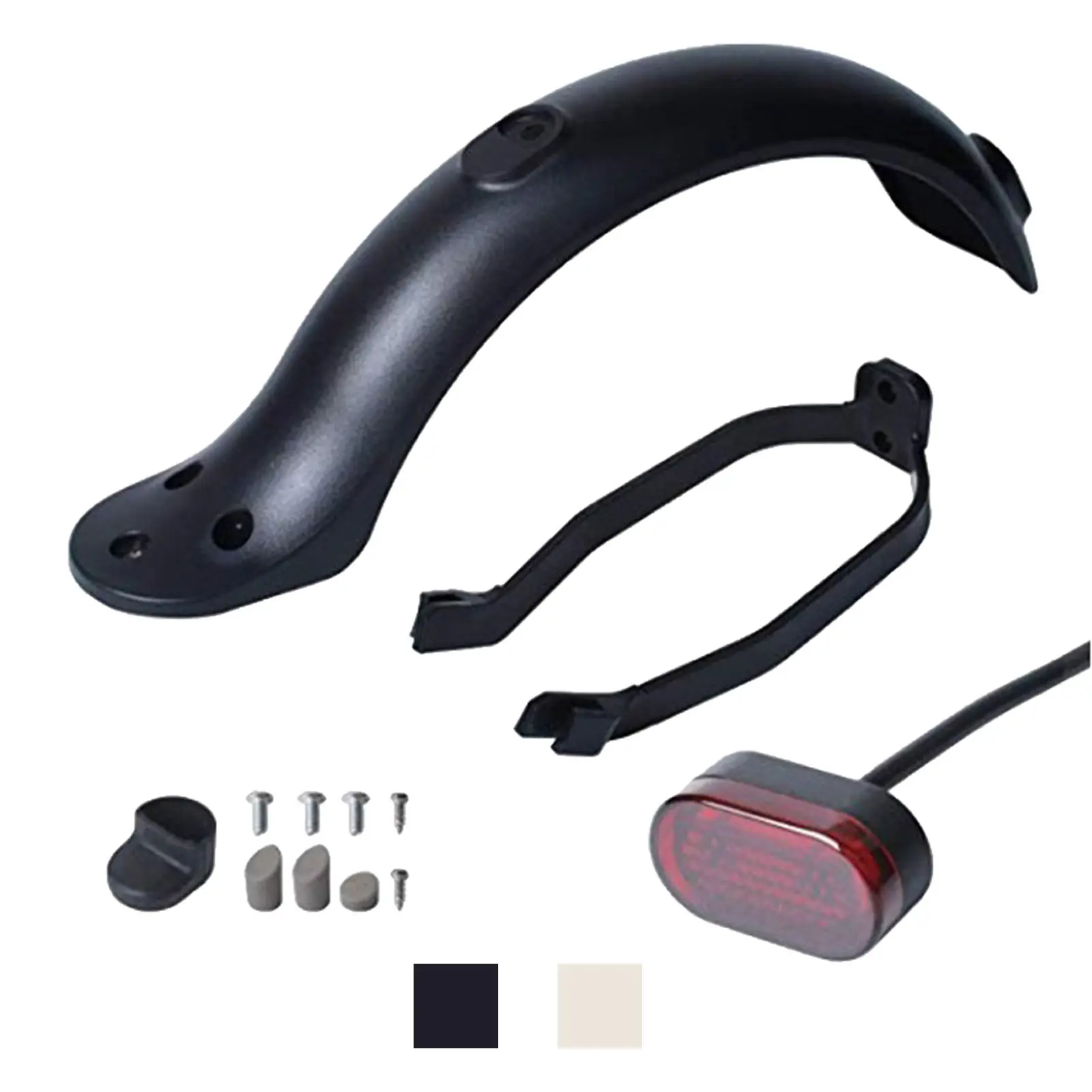 

Durable Scooter Mudguard for Xiaomi M365 Electric Scooter Tire Splash Fender with Rear Taillight Back Guard