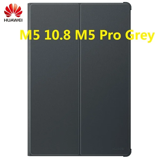 M5 10.8 M5 Pro Grey Чехол для HUAWEI M5 10,", официальный смарт-чехол для HUAWEI Mediapad M5 M5 PRO, кожаный чехол-книжка M5, чехол для планшета 10,8 - Цвет: M5 10.8 M5 Pro Grey