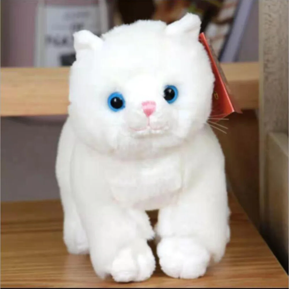 

Новая имитация куклы кот животное девочка подарок на день рождения Рождество Детская мягкая плюшевая игрушка