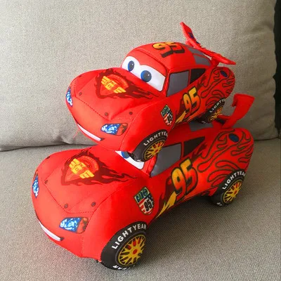 

Disney Cartoon Cars Toy Story 95# Lightning McQueen Cute Plush Toys Hold Pillow Doll Gifts For Children 35CM
