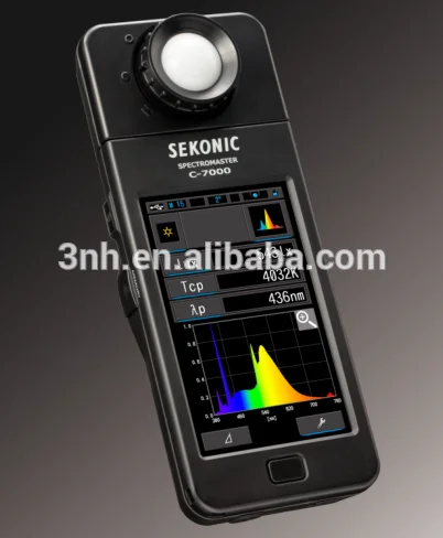 

200000 lx led illuminance spectrophotometer color spectrum analyzer C-7000