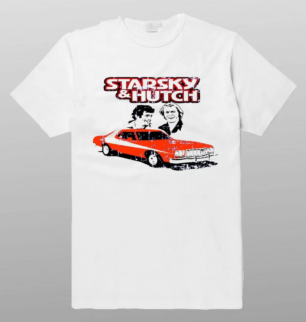 

Starsky And Hutch T-Shirt Gran Torino Tshirt Starsky And Hutch Distress Customize O Neck TEE Shirt