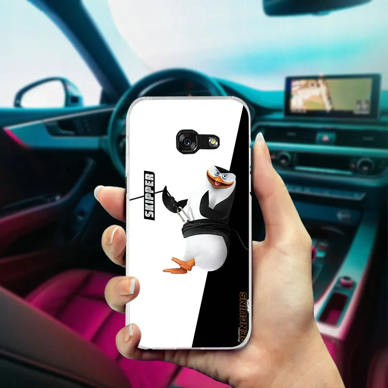 Soft TPU Silicone Mobile Phone Cases for Samsung Galaxy A3 A5 A7 J1 J2 J3 J5 J7 2016 2017 Coque Shell Hot Penguins Of Madagascar | Мобильные