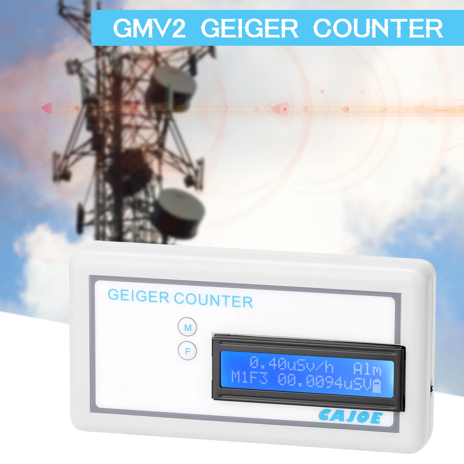 

Счетчик Гейгера GMV2 с портативной ручкой, детектор ядерного излучения в собранном виде