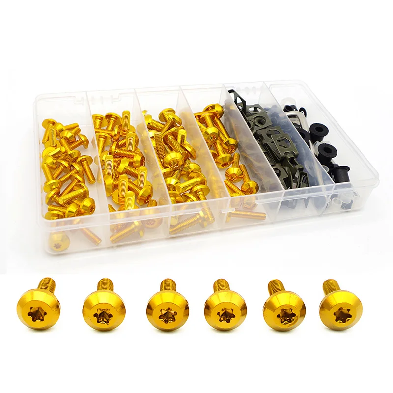 

Motocycle accessories Moto Full Fairing Bolt Kits For honda x11 st1100 africa twin crf1000l hornet cb600f msx125 nc 750x c90