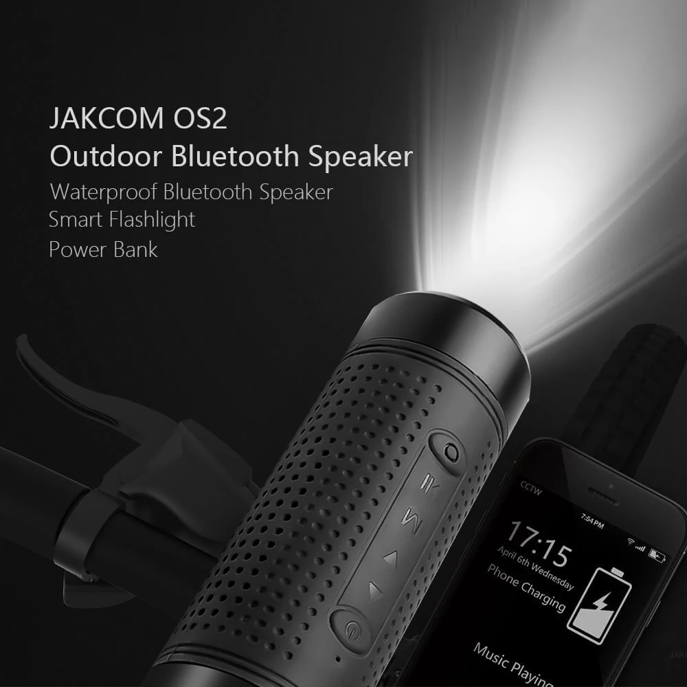 Водонепроницаемый динамик Jakcom OS2 Bluetooth 4 1 внешний аккумулятор на 5200 мАч