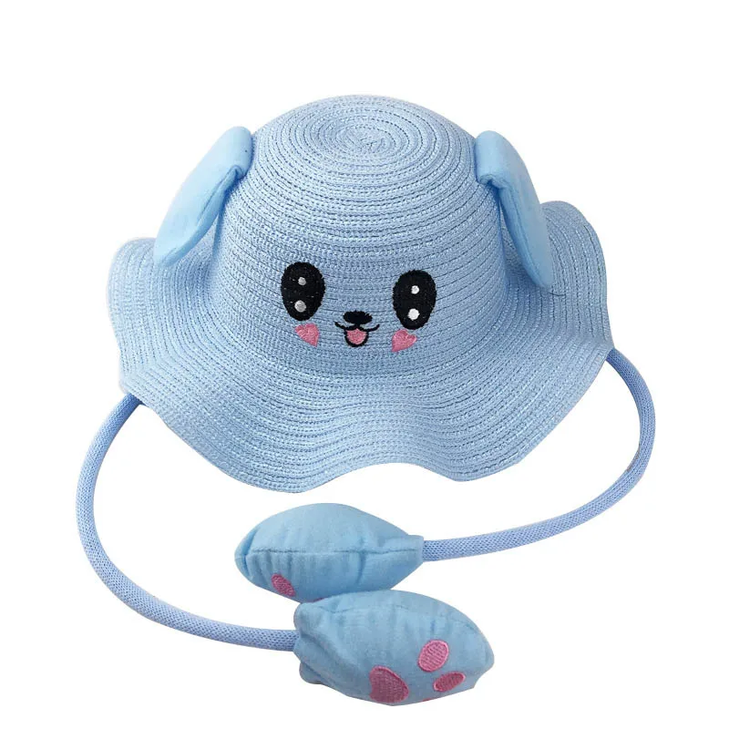 Летние шляпы от солнца с милыми мультяшными заячьими ушками для танцев детская