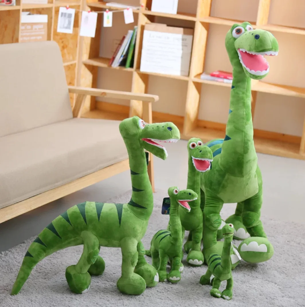 

Динозавр плюшевая игрушка большая кукла мягкая и удобная подушка для сна тряпичная кукла милая кукла мальчик девочка зеленый тираннозавр Р...