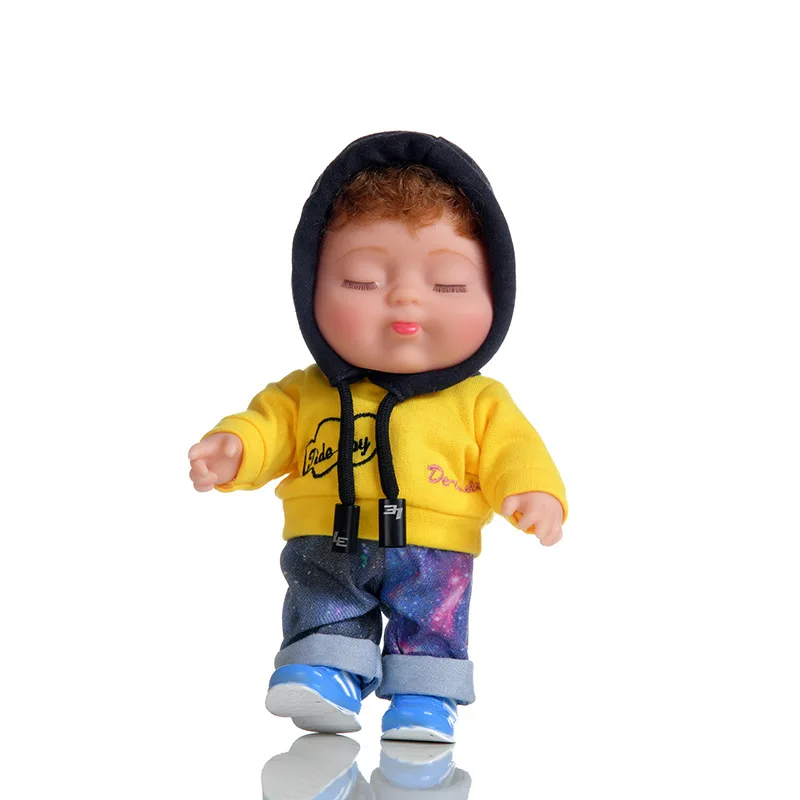 

20CM Reborn Doll Full Body Silicone Doll Cool Boy Rebirth Baby Boy Gift Baby Toys Reborn Kit Bebes Reborn Real Baby