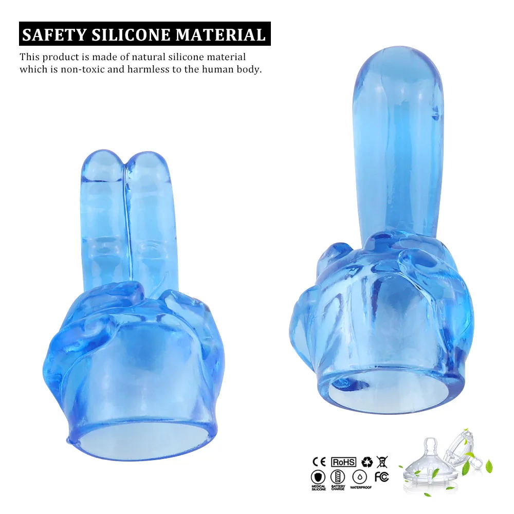 EXVOID Head Covers AV Rod Cap Magic Wand Attachment Stick Vibrator Accessory Sex Shop Toys For Couples |