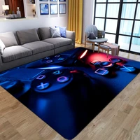 new child room play rugs cartoon gamer controller pattern carpets for living room bedroom area rug anime 3d printed kid game mat