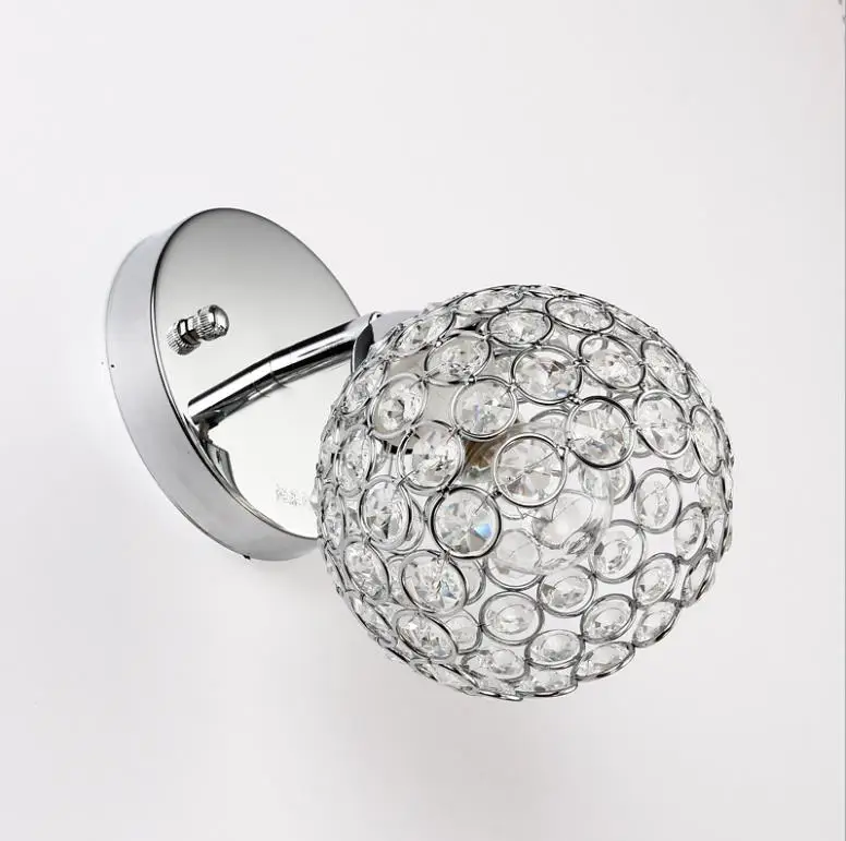 Настенный светильник E14 с кристаллами высокого качества в европейском стиле
