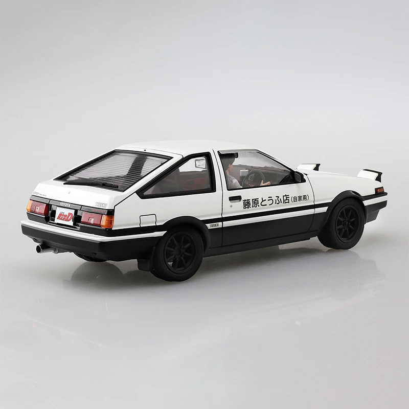 Aoshin 05954 1/24 Initial D AE86 w/гоночный автомобиль с куклой и двигателем хобби игрушка