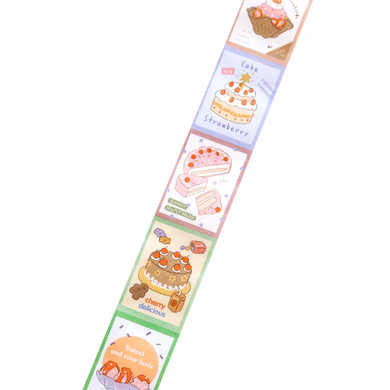 

JIANWU 20/25/30mmX5m Cute Washi Tape Stickers Scrapbook Kawaii Fresh journal sticker Diary DIY Deco Stickers Stationery
