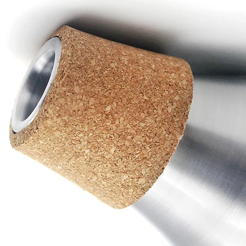 Серебристые алюминиевые пробковые трубы для тренировки пузырьков бесшумные