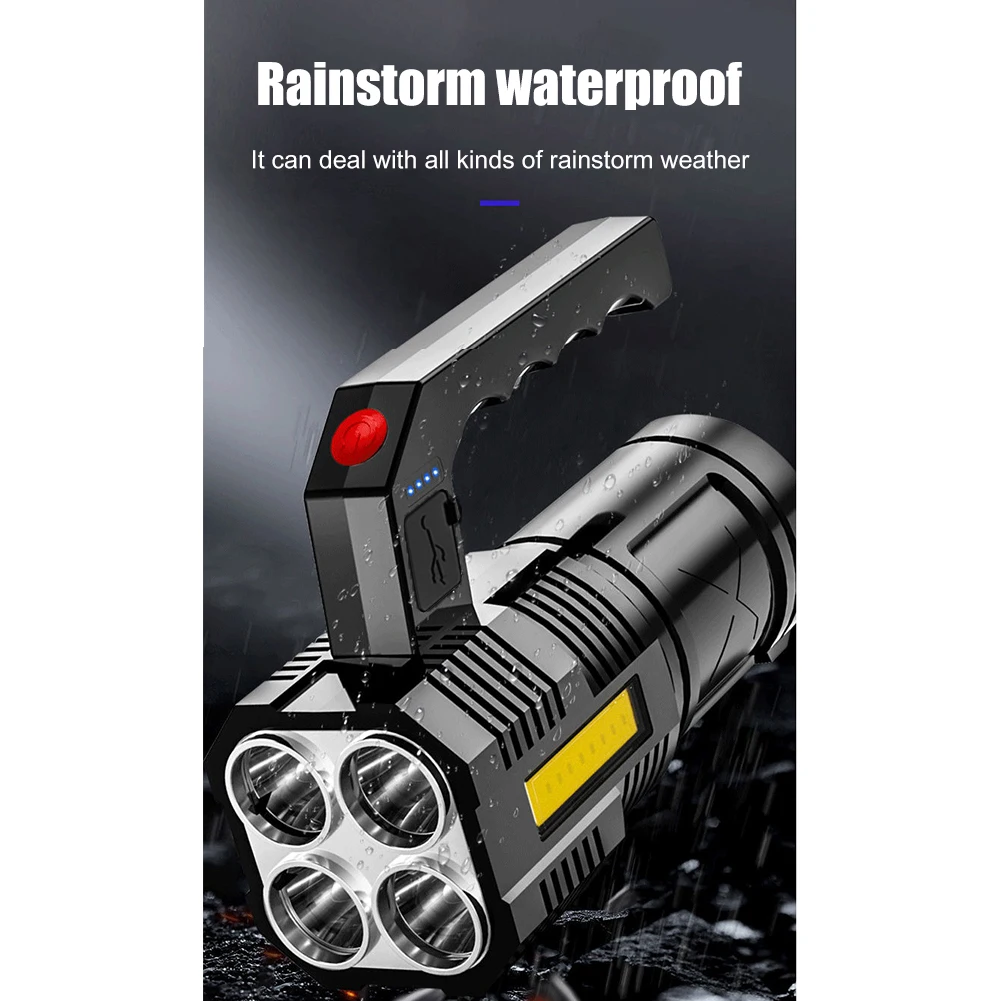 

Прочные лампы, фонарики, светодиодный фонарик, перезаряжаемый маленький уличный Многофункциональный прожектор для рыбалки, уличные принад...