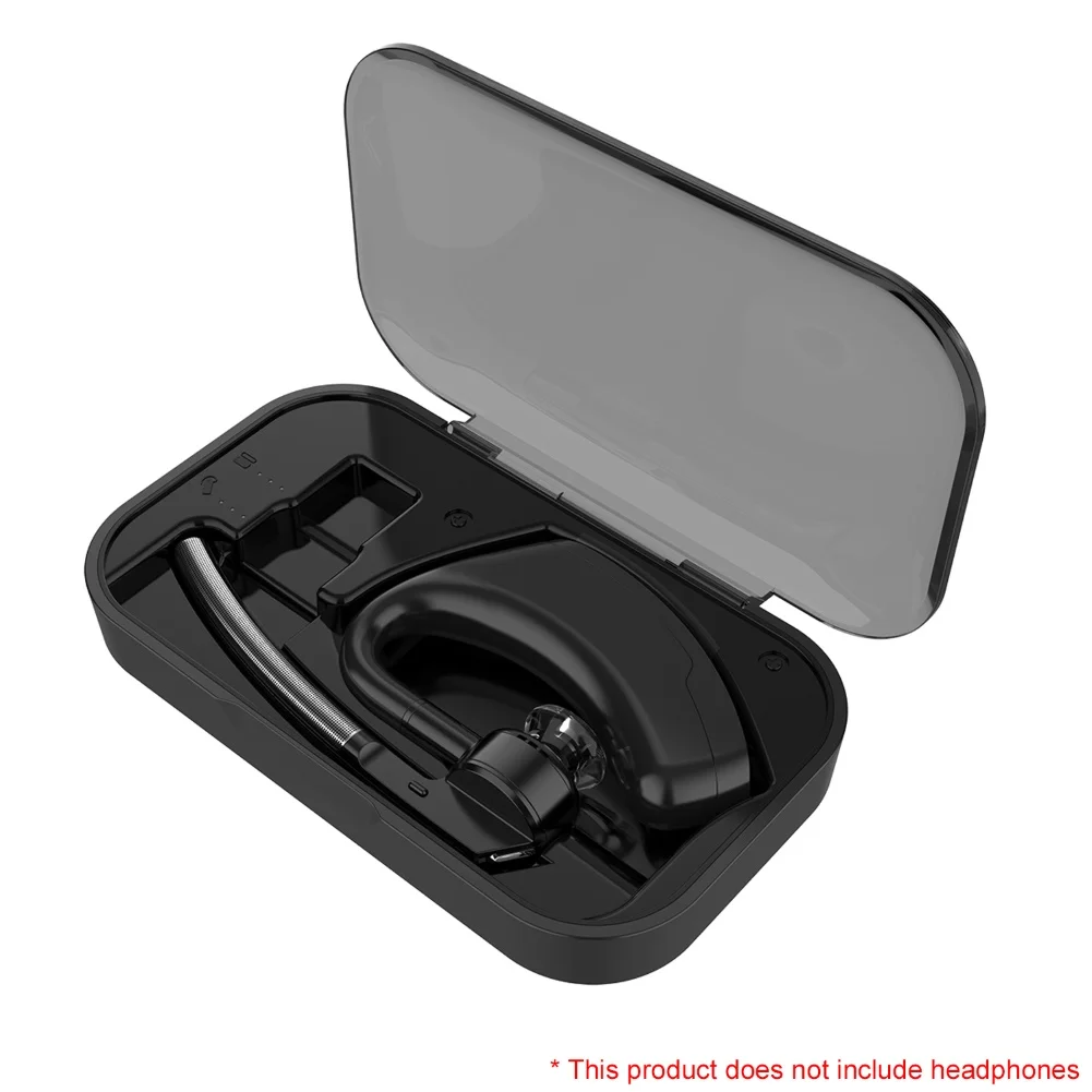 Портативный чехол для хранения Bluetooth-гарнитуры с зарядным чехлом/запасной