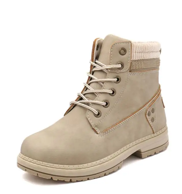 

Women 's Autumn and Winter Boots Female British Style Martin Boots Women 's Fashion Ankle Boots Thick Heel hjn890