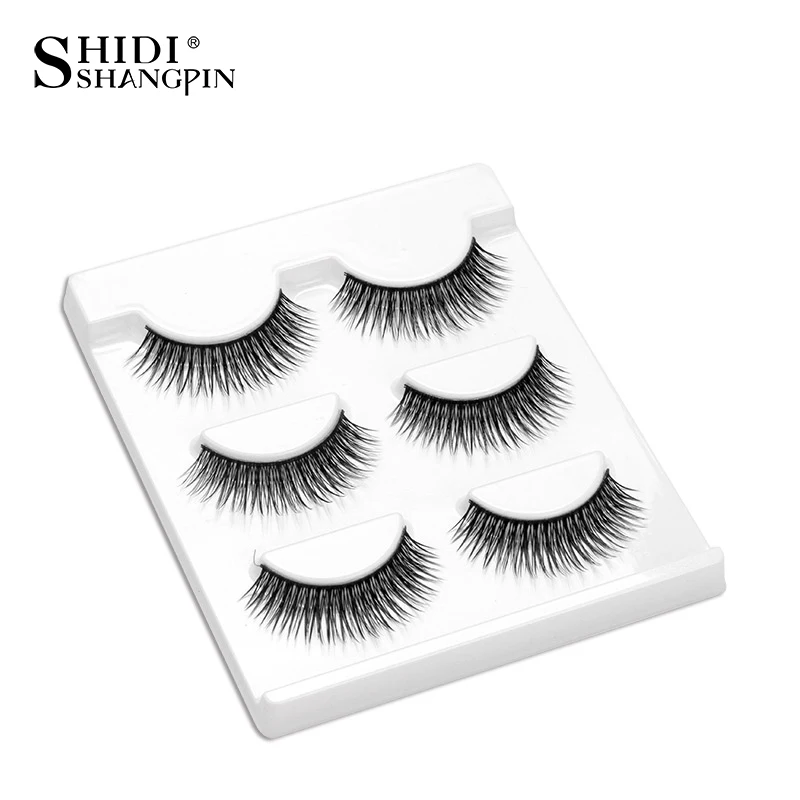 Z'LRAQI BEAUTY 10 ~ 15 мм Новые 5 пар накладных ресниц ручной работы 3D норковые мягкие