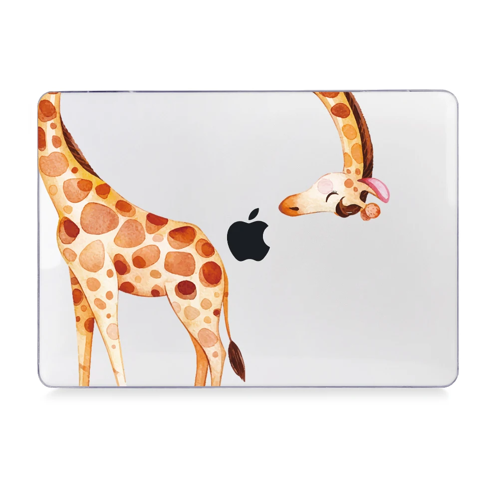 Z481 Жесткий чехол Crazy Design с цветочным рисунком жирафа для Macbook Air 13 A1932 Pro 13 Touch Bar A2159 16 дюймов чехол для ноутбука A2141 - Цвет: Z481