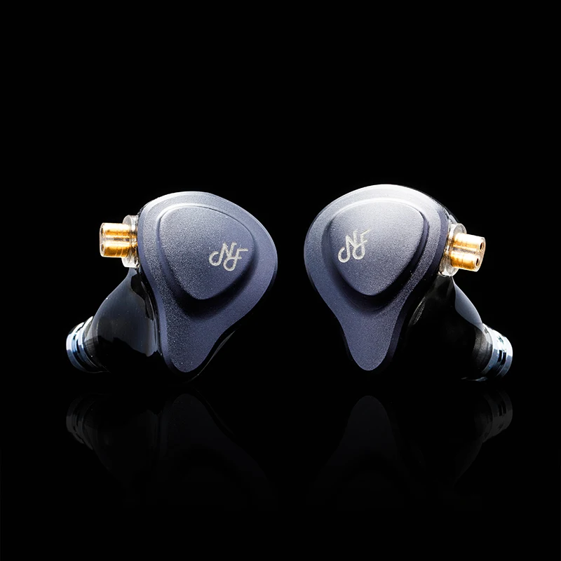 Black NF аудио NA1 HiFi сбалансированный двойной полости Динамический драйвер в ухо монитор наушники IEM с 2Pin 0,78 мм съемный кабель - Цвет: Black