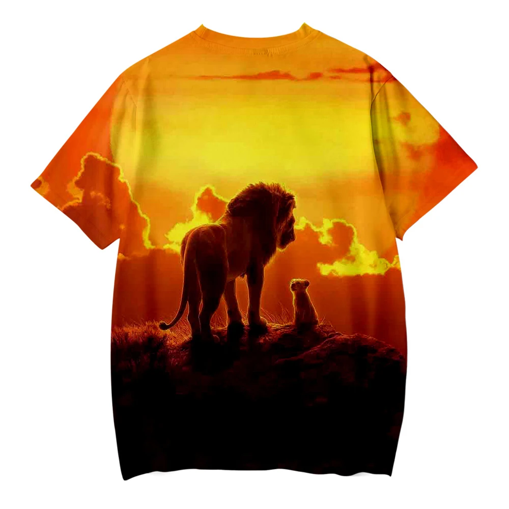 The Lion King Kid's t shirt Boys Girls Hot Fashion Summer Soft Comfortable Kids T shirt 3D Print Lion King Children T-shirt