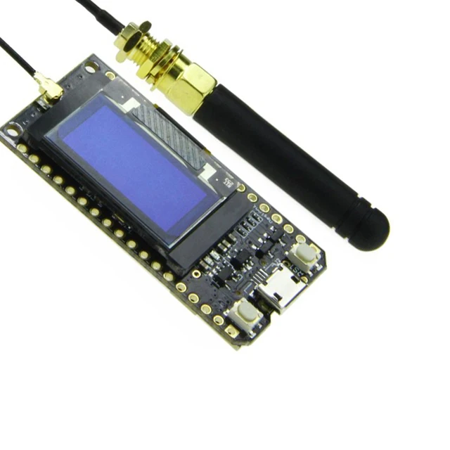 Модуль платы разработки Bluetooth Wi-Fi Lora32 Lora 868 МГц ESP32 Oled 0 96 дюйма синий дисплей с
