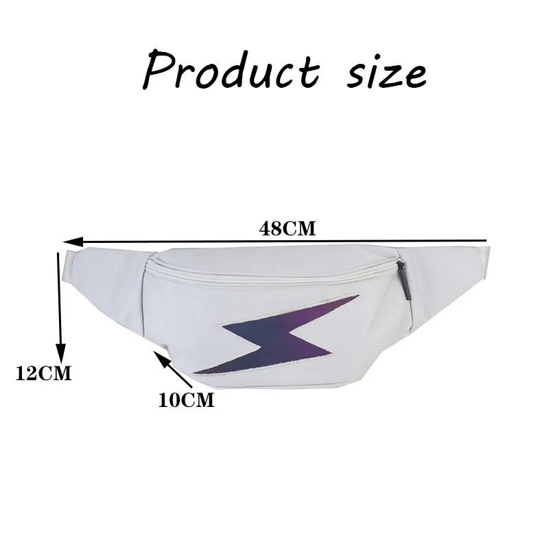 Мужская холщовая нагрудная сумка унисекс повседневная поясная светоотражающая