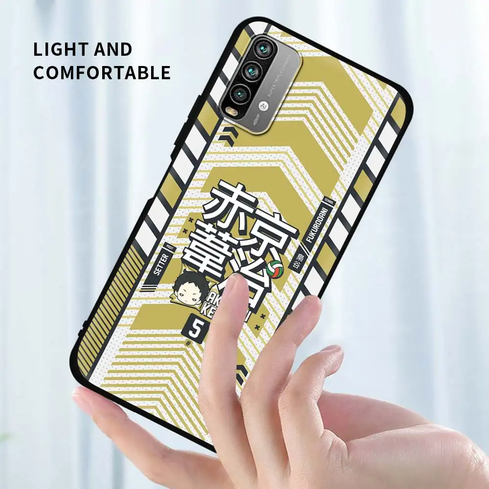 

Anime Haikyuu Soft Case for Xiaomi Redmi 9 Power 9T 9A 8A 7A 6A K30 9i Note 9S 9T 8 8T 7 Pro Phone Cover Silicon Coque Shell Bag