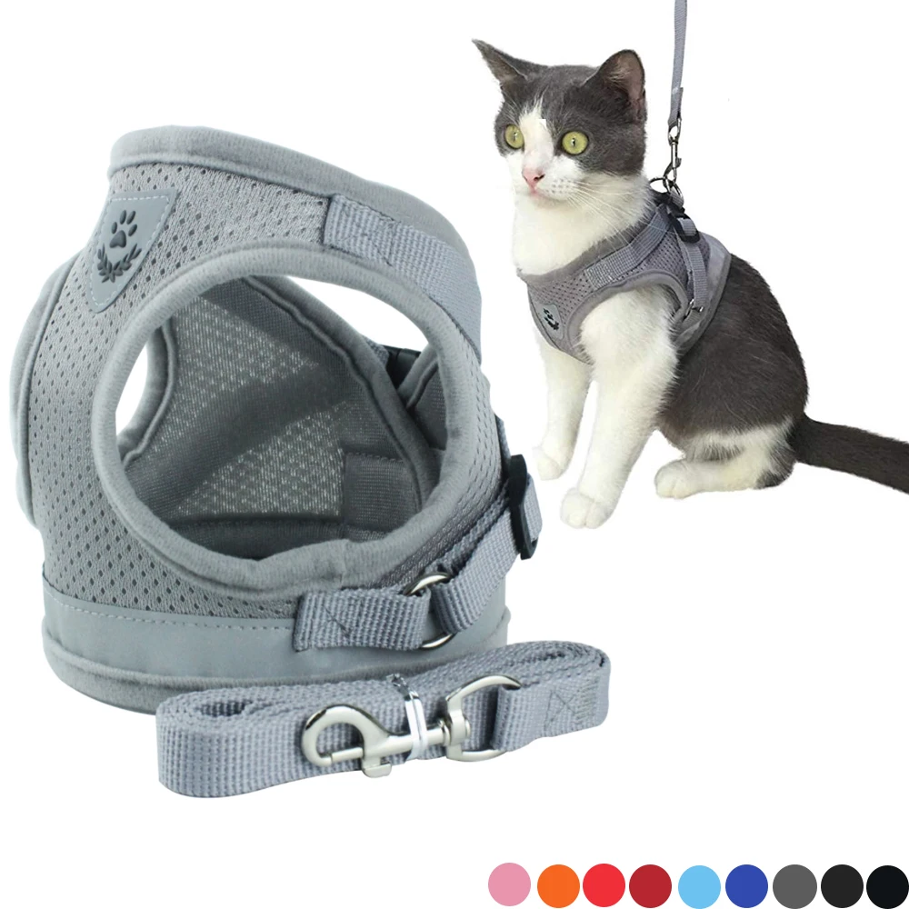 

Dog Harness Leash Set for Small Medium Dogs Cat Harnesses Vest Puppy Chest Strap Pug Chihuahua Bulldog Dog Accessories