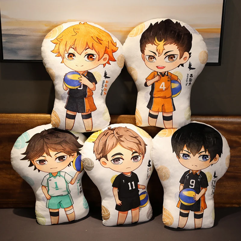 Плюшевая игрушка мультфильм Аниме Haikyuu Подушка Shoyo Hinata Tobio мягкая подарок на день
