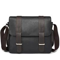 2021 casual men shoulder bag pu leather male messenger bags laptop handbags large capacity mens travel bags business briefcases