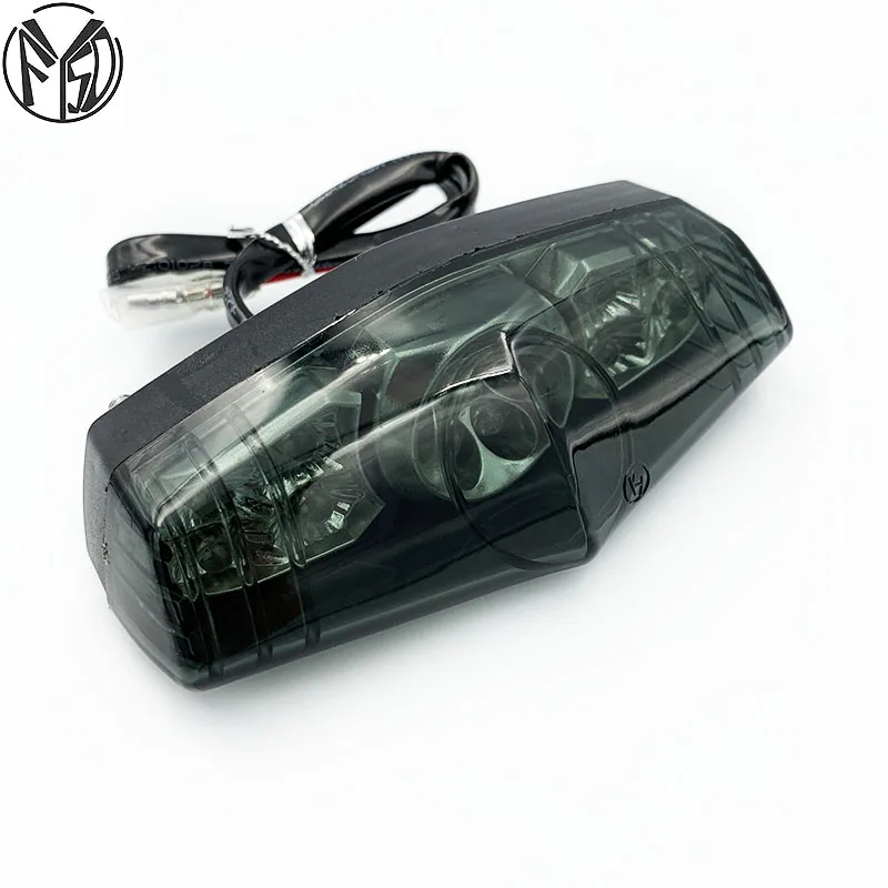 Универсальный светодиодный задний фонарь стоп-сигнал для мотоциклистов 12 В