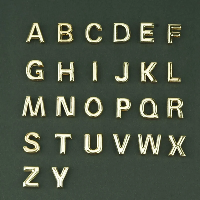 Новое креативное A-Z с буквой золотого цвета ожерелье-чокер подвеской женское