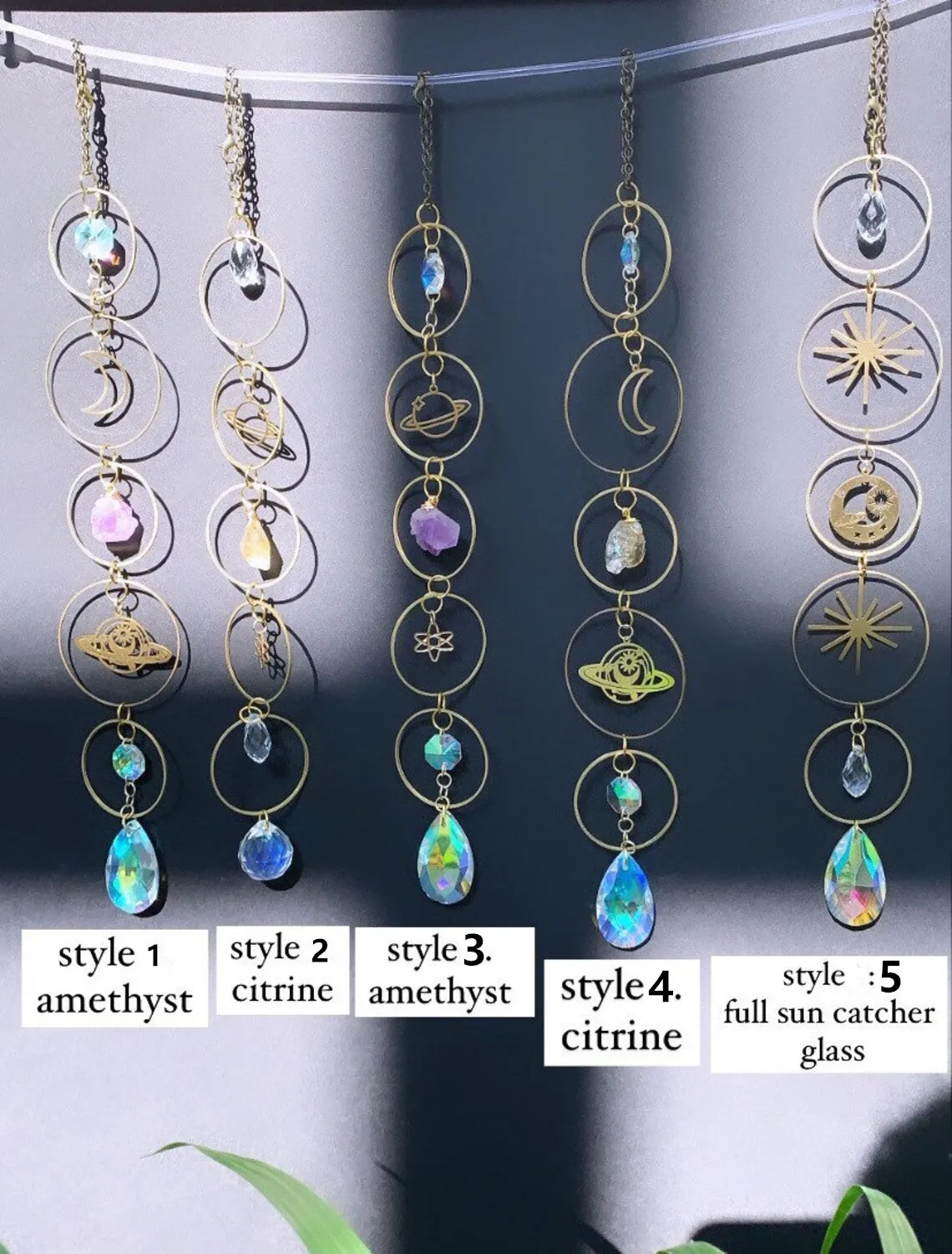 

Galaxy Sun Catcher/ Car Decal In 5 Styles - Home Decor/Car Decor- Rainbow Maker - for Window for Home