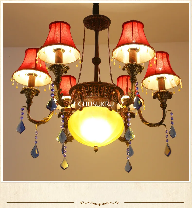 Американская сельская железная люстра в стиле ретро креативная лампа для кофе